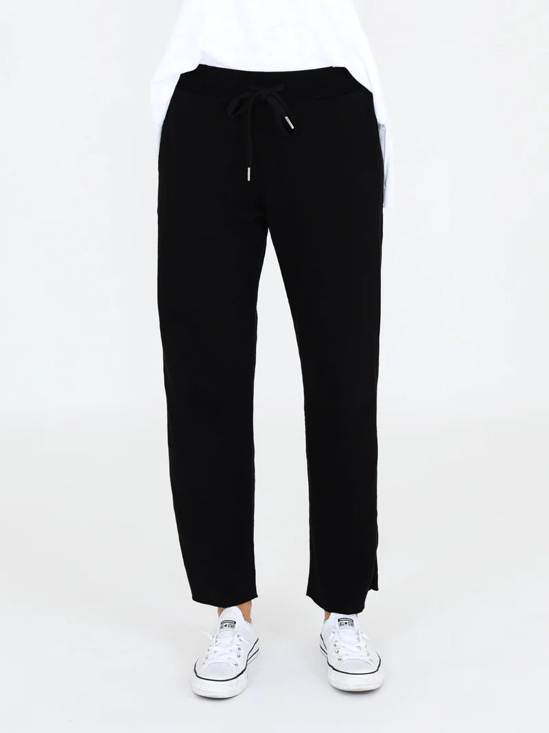 Venus Wide Leg Joggers with Rib Panel - 3rd Story - Beechworth Emporium