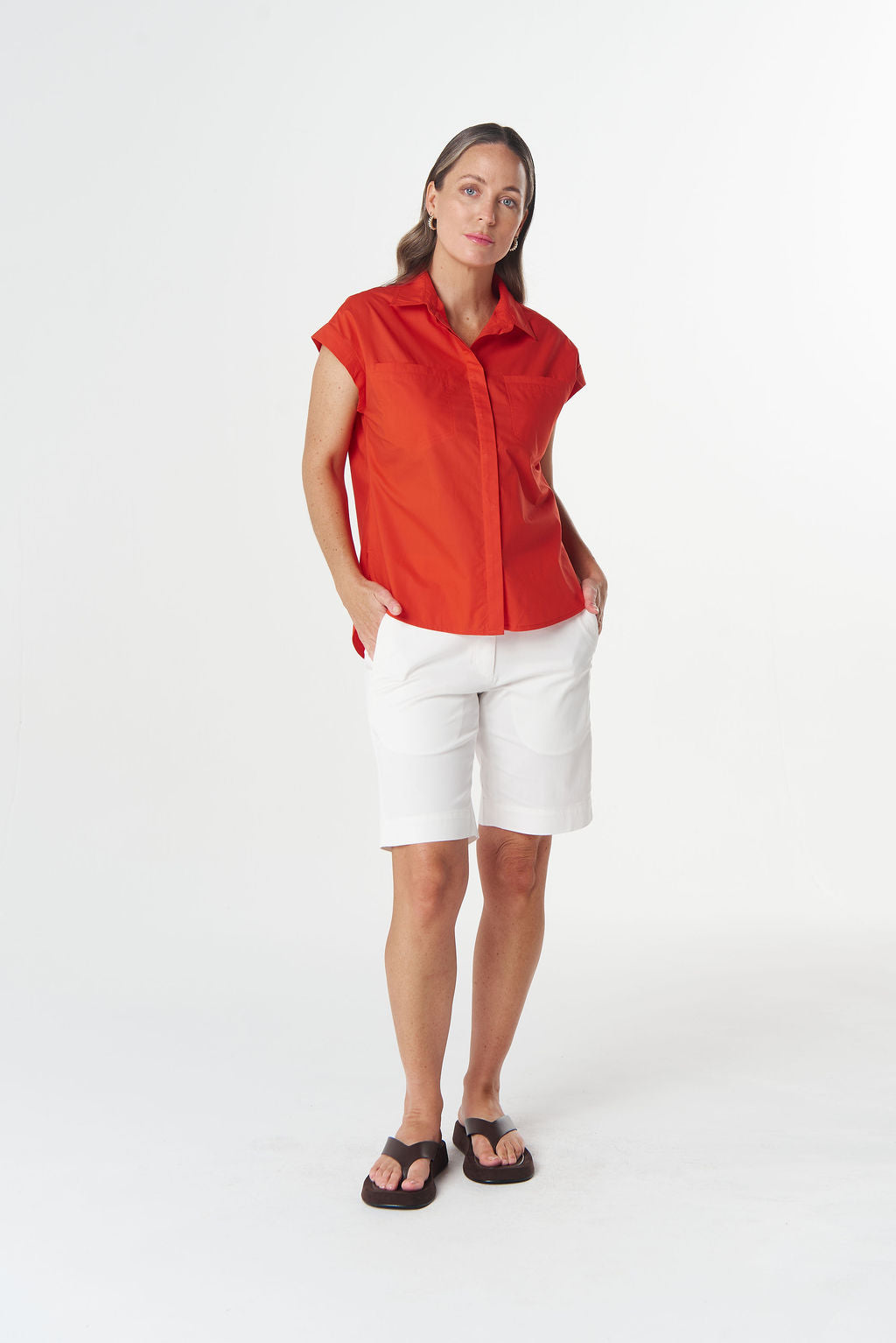 Rust Pocket Shirt | Garnet