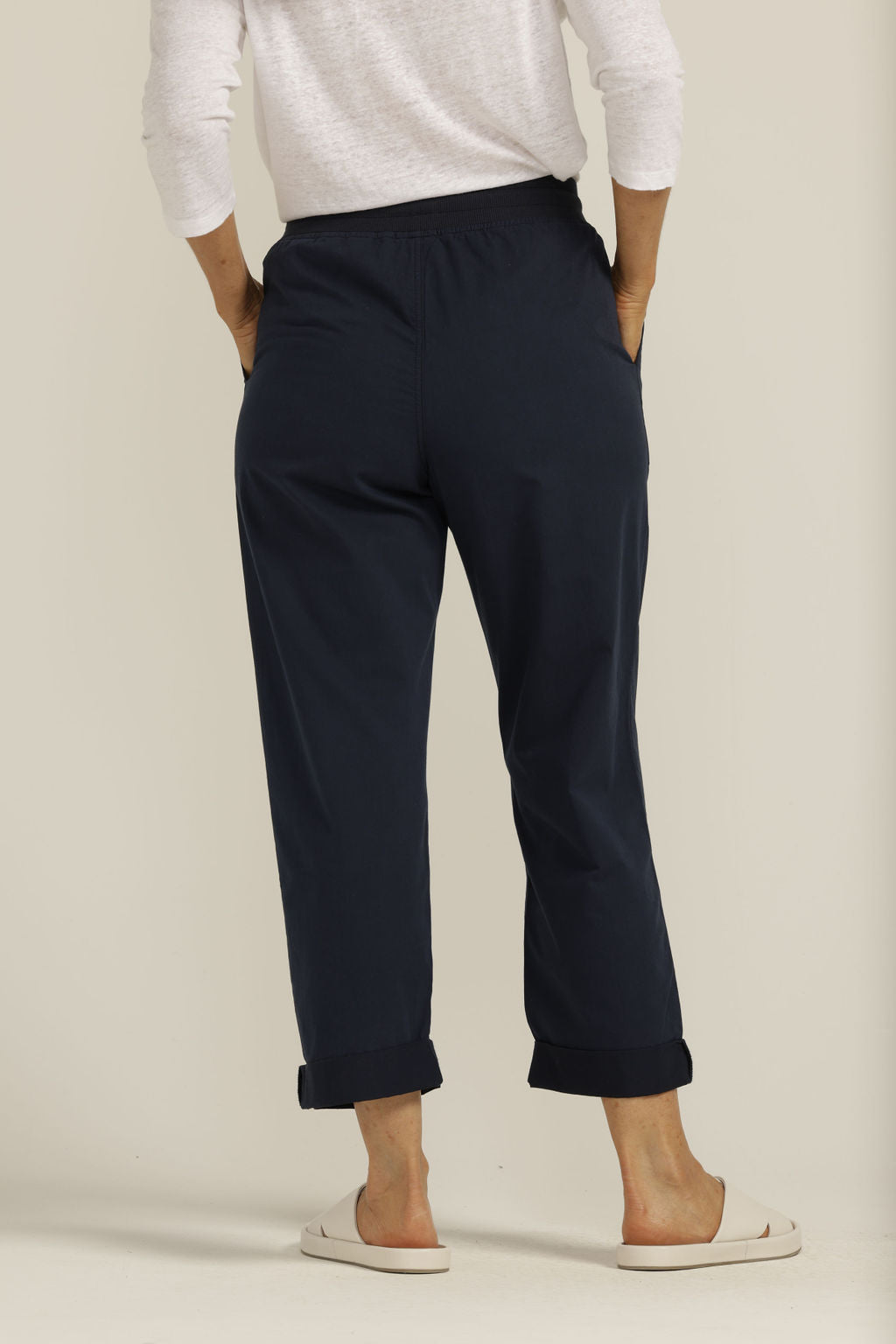 Relaxed Rib Knit Waistband Pant - Goondiwindi - Beechworth Emporium