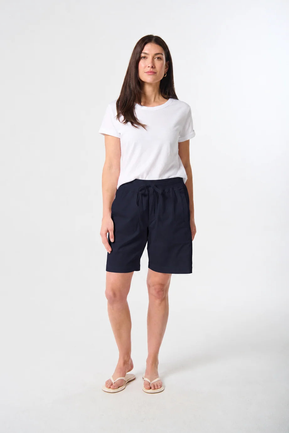 Weekend Cotton Stretch Short | Dark Navy