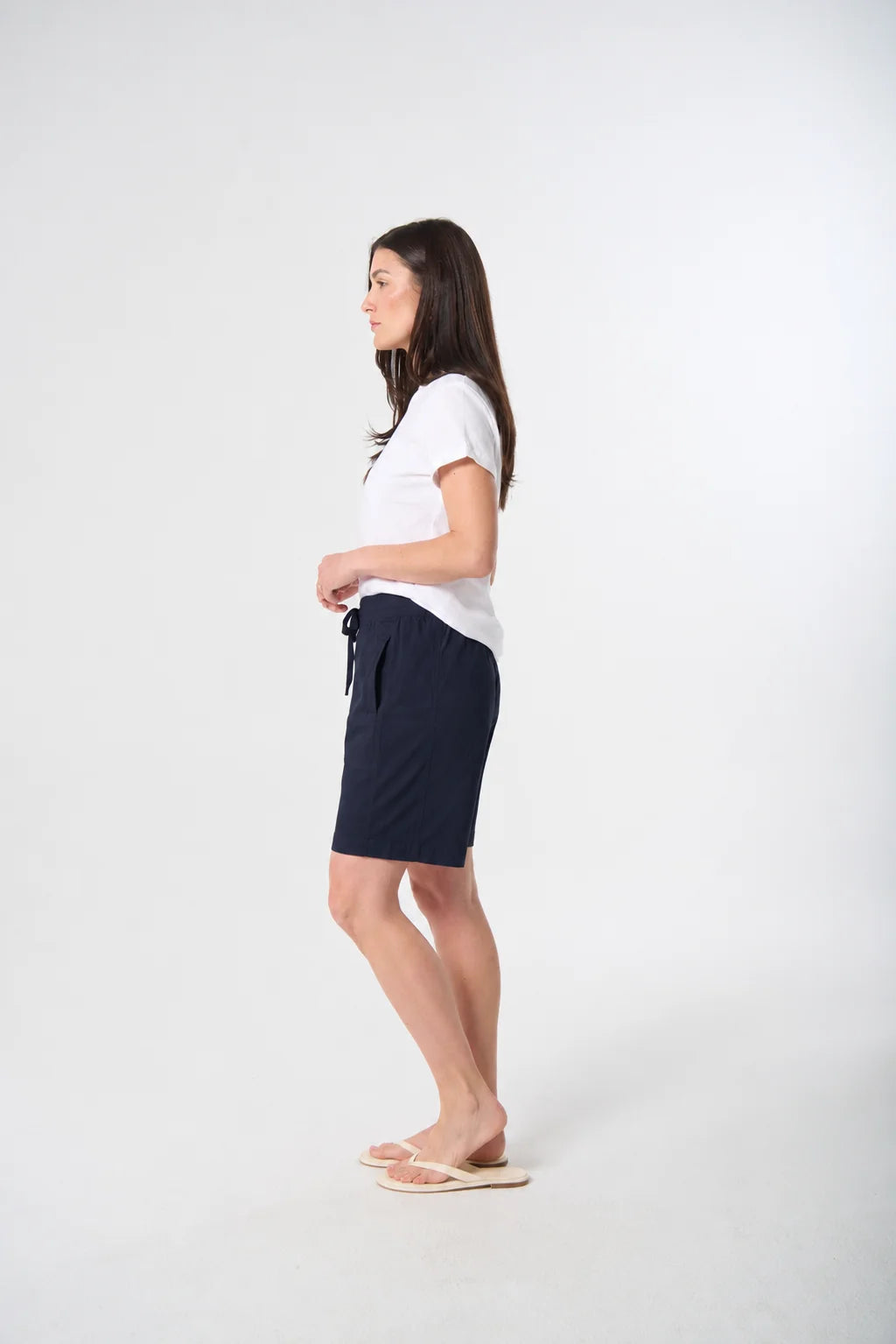 Weekend Cotton Stretch Short | Dark Navy