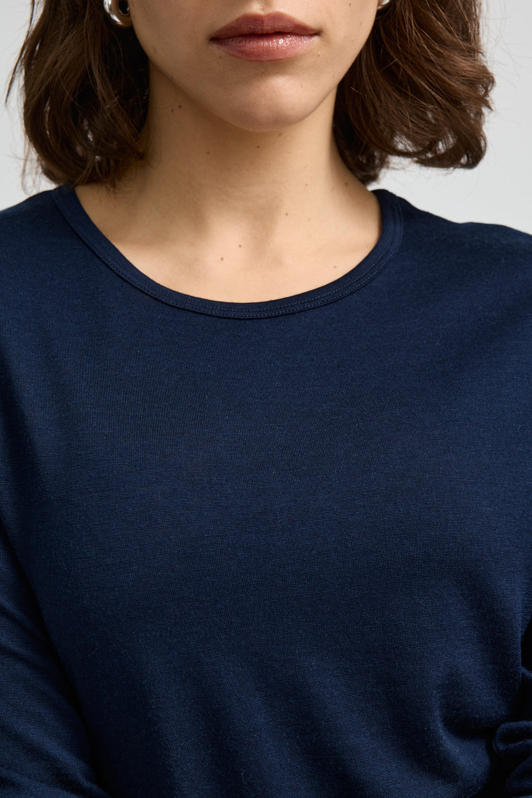 Crew Merino Tee | Navy - Toorallie - Beechworth Emporium