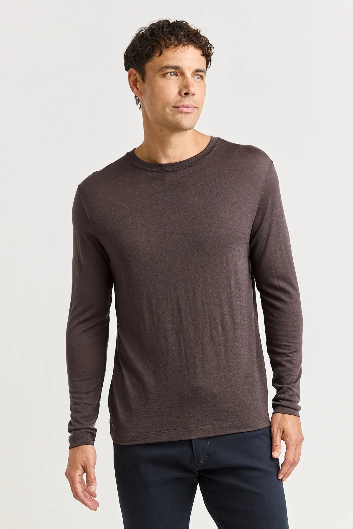 Merino Long Sleeve T-Shirt | Date