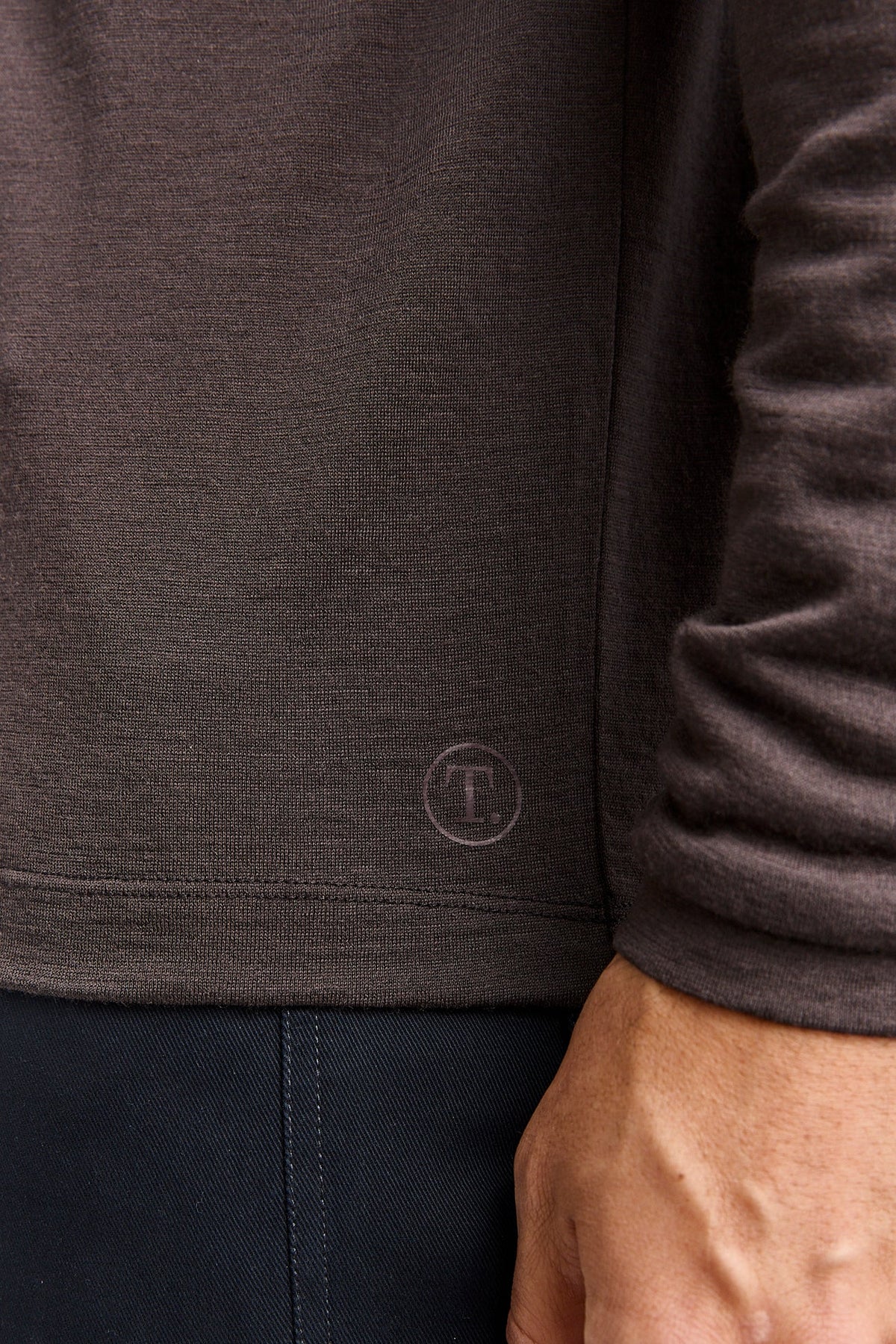 Merino Long Sleeve T-Shirt | Date