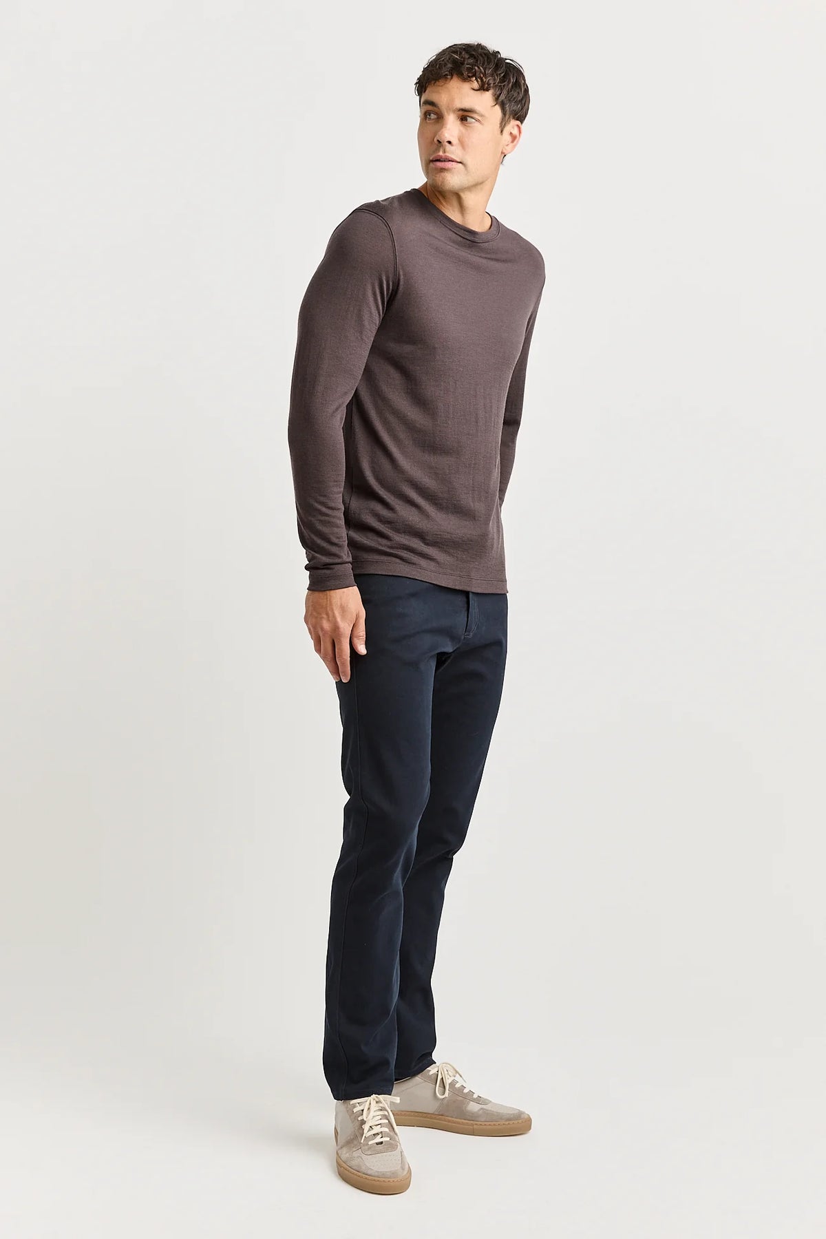 Merino Long Sleeve T-Shirt | Date