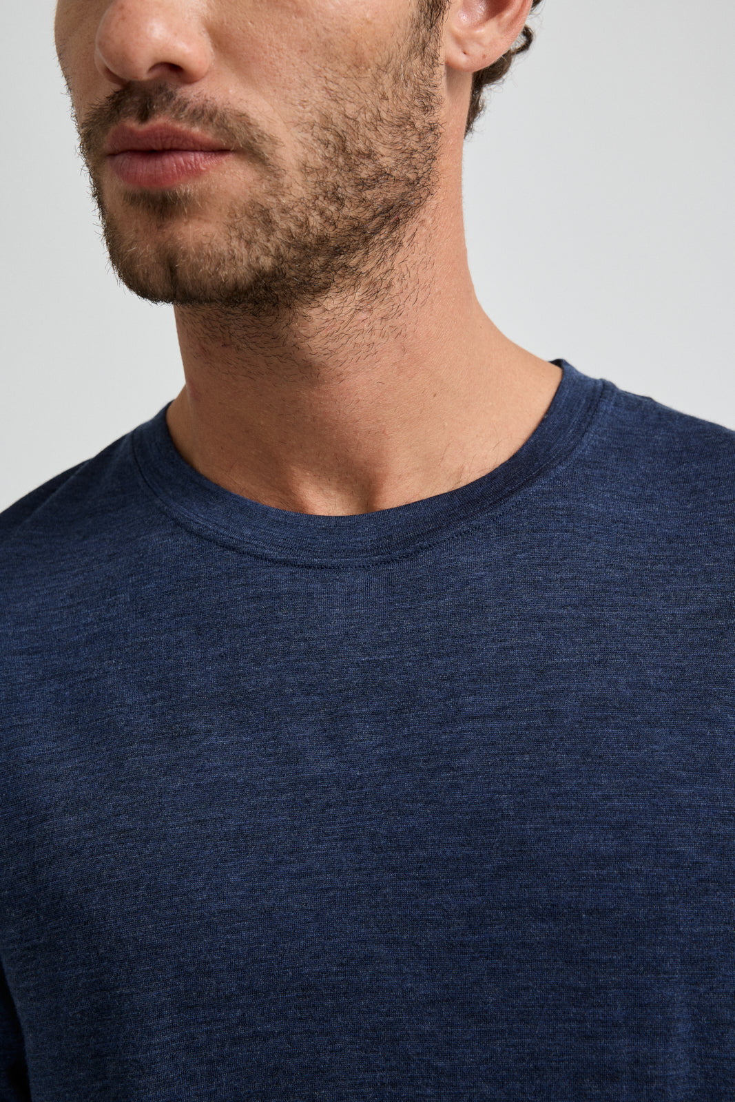 Merino Long Sleeve T-Shirt | Midnight