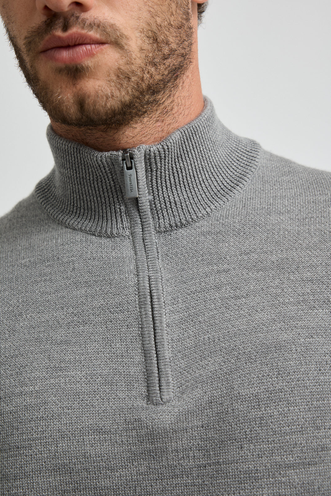 Trademark Half Zip | Mid Grey - Toorallie - Beechworth Emporium