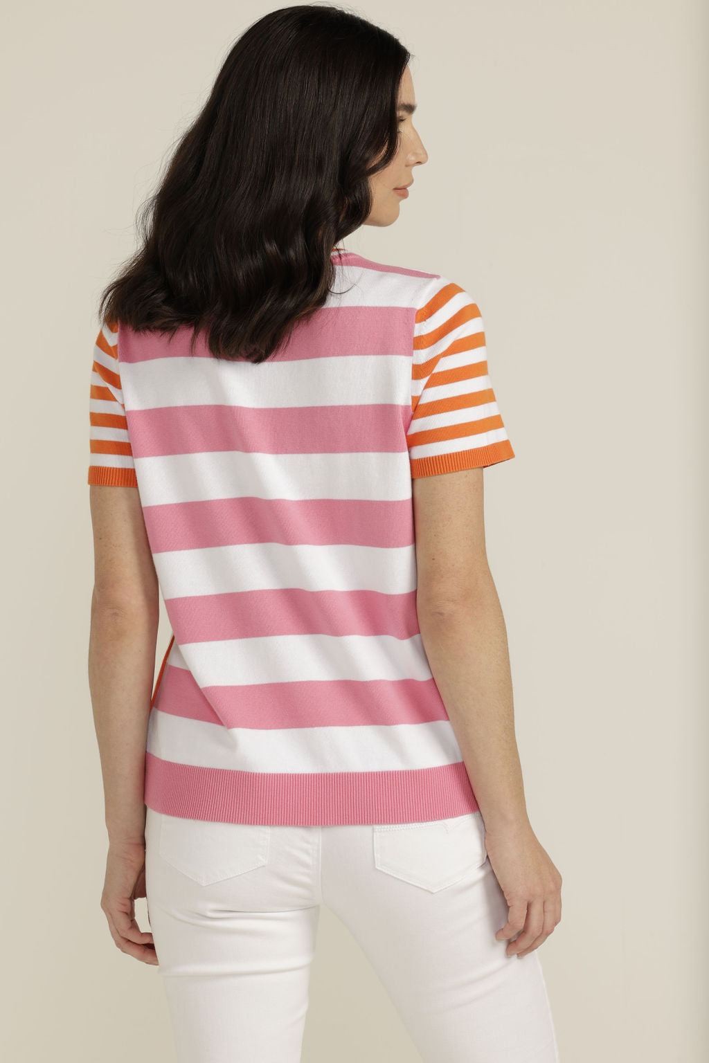 Stripe Knit Top | Pink - Goondiwindi - Beechworth Emporium