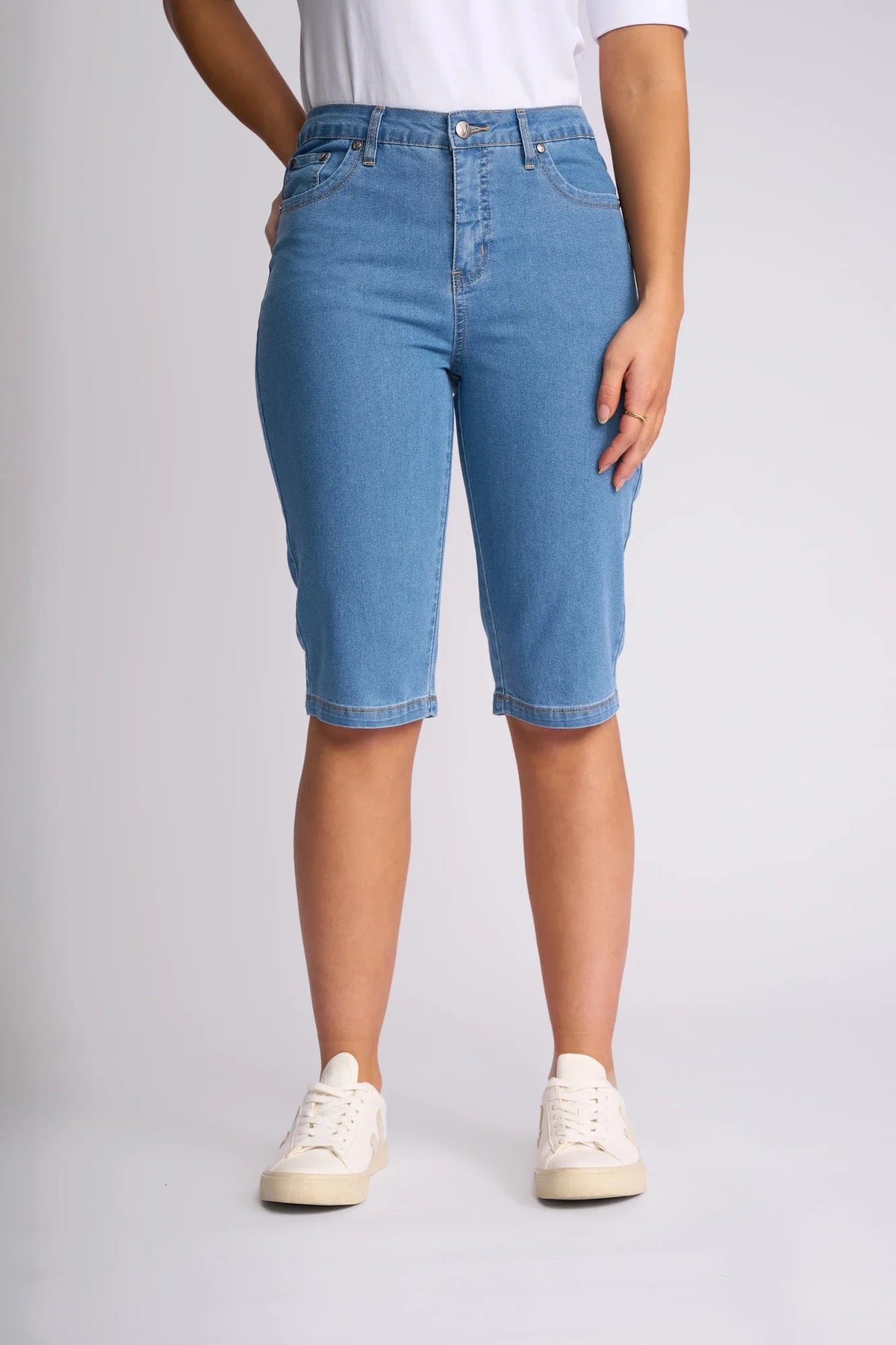 Alpha Short | Light Denim