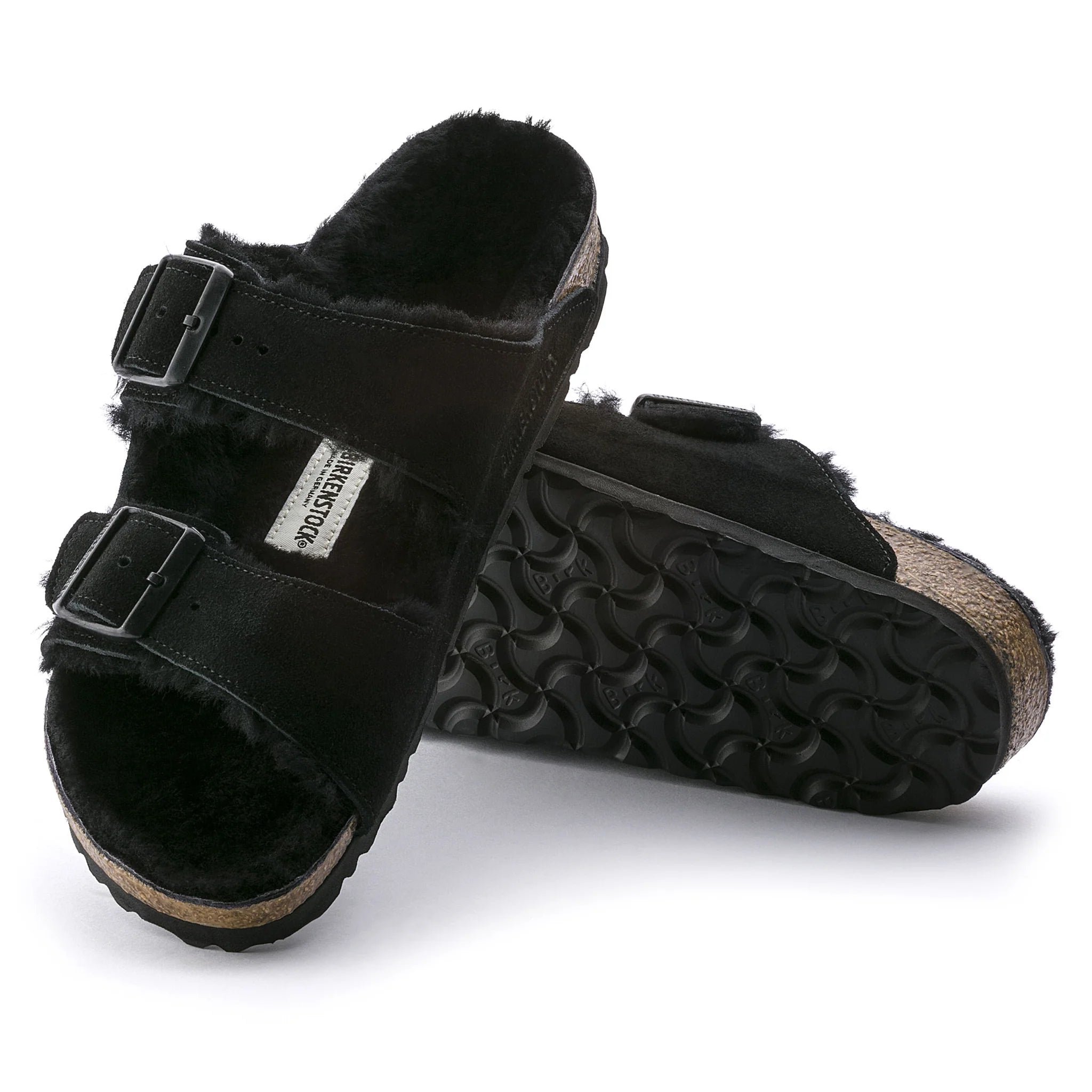 Arizona Shearling Black Suede -  - Beechworth Emporium