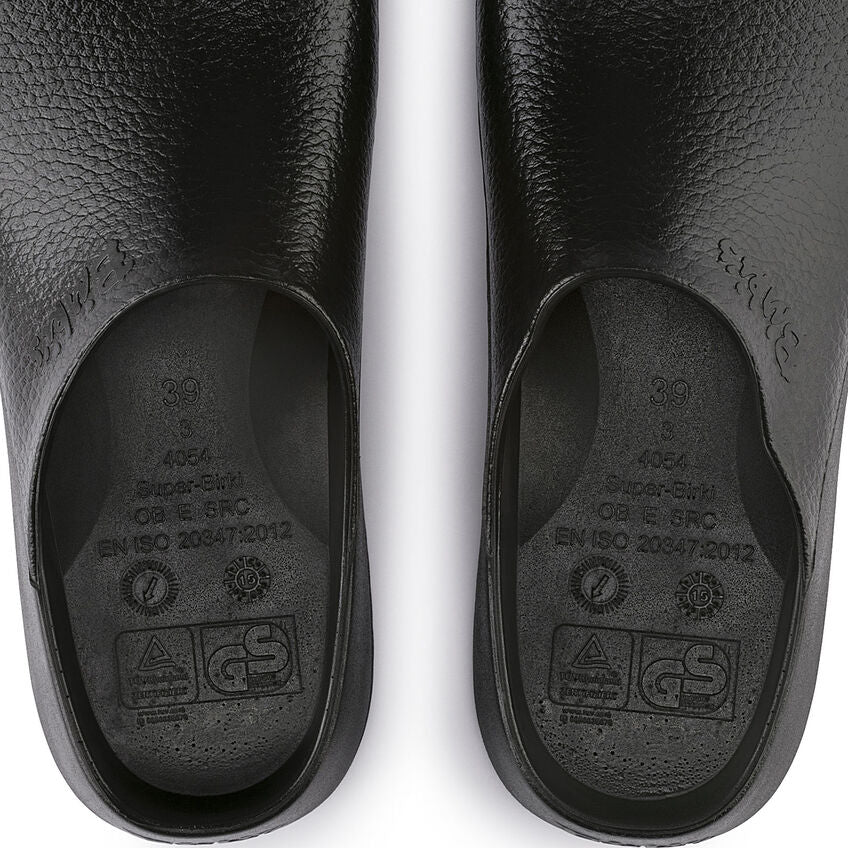 Super Birki Black Polyurethane Clog - Birkenstock - Beechworth Emporium