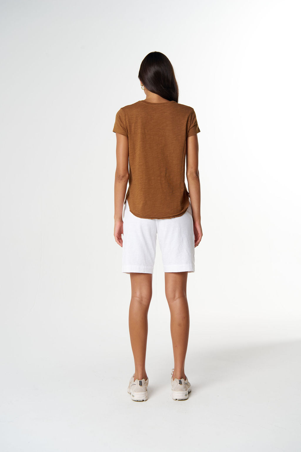 The Shaped Hem Tee | Fox