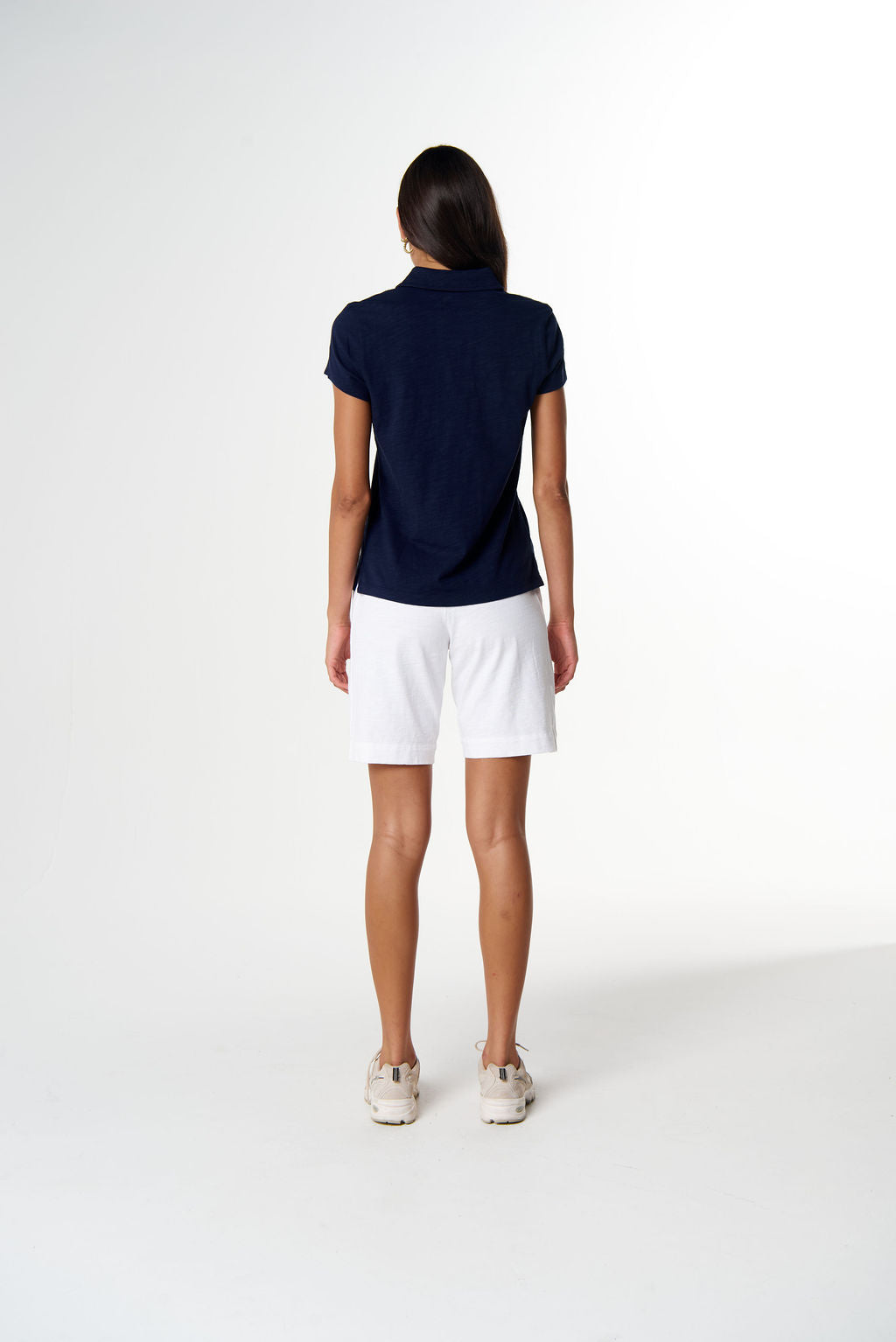 The Collared Henley | Parisian Navy