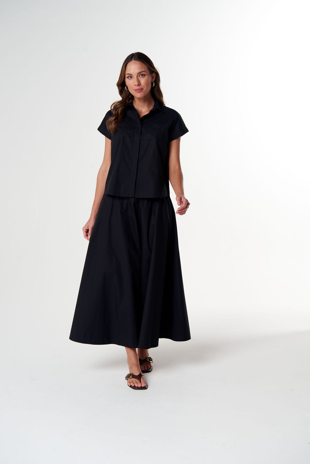 Chill Cotton Shirt | Black