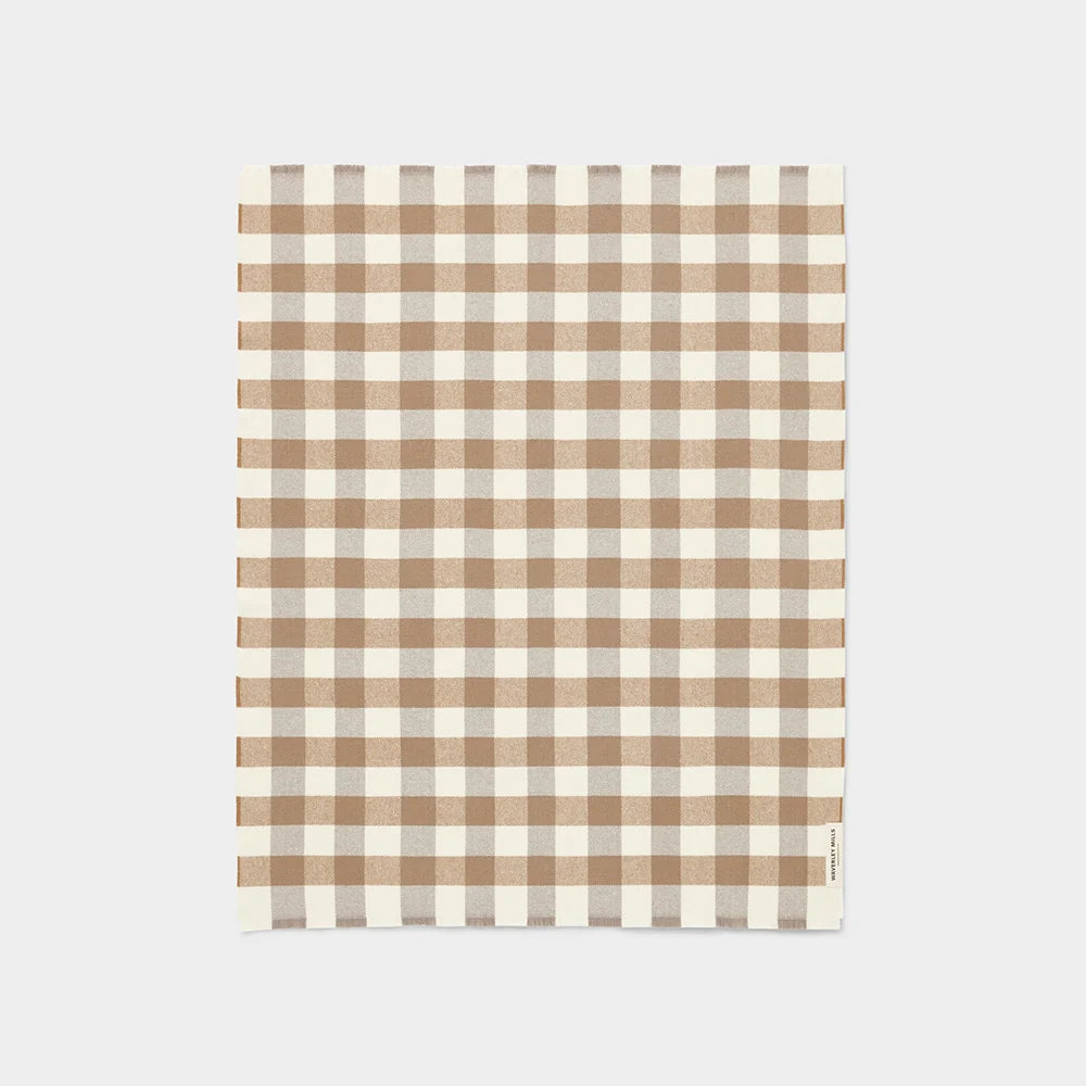 Check Baby Blanket | Dune