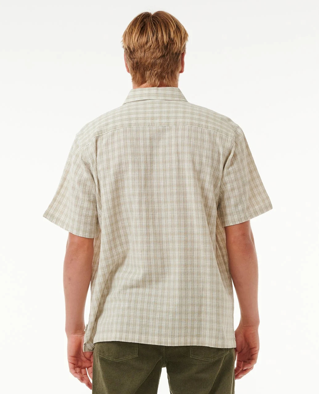 Classic Surf Check Short Sleeve Shirt | Bone
