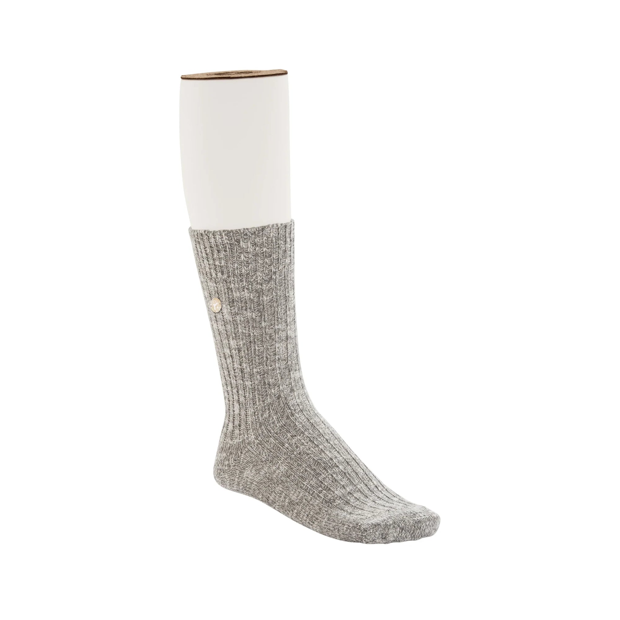 Cotton Slub Sock | Grey White - Birkenstock - Beechworth Emporium