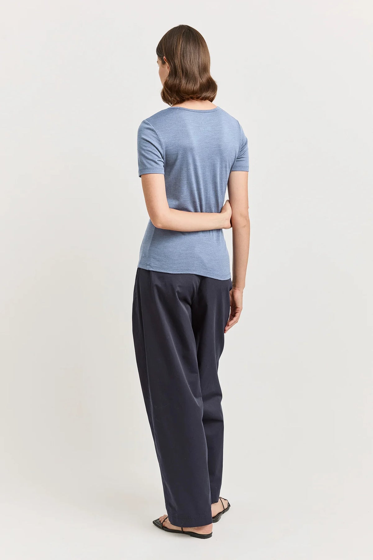 Short Sleeve  Merino Tee | Mist