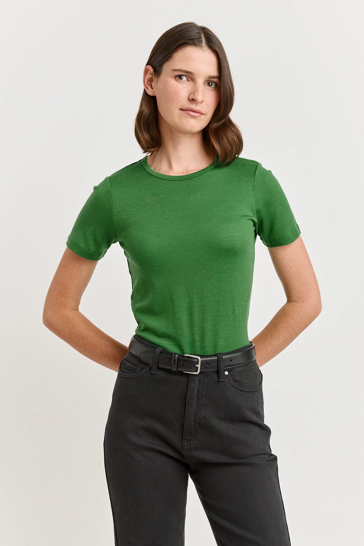 Short Sleeve Merino Tee | Spring