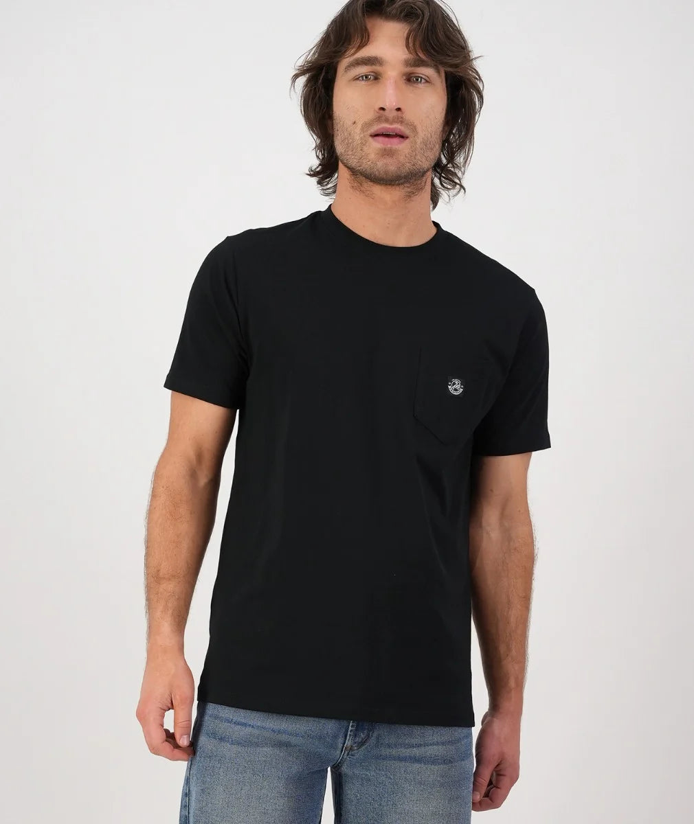 Duval V4 Plain Pocket T-Shirt | Black