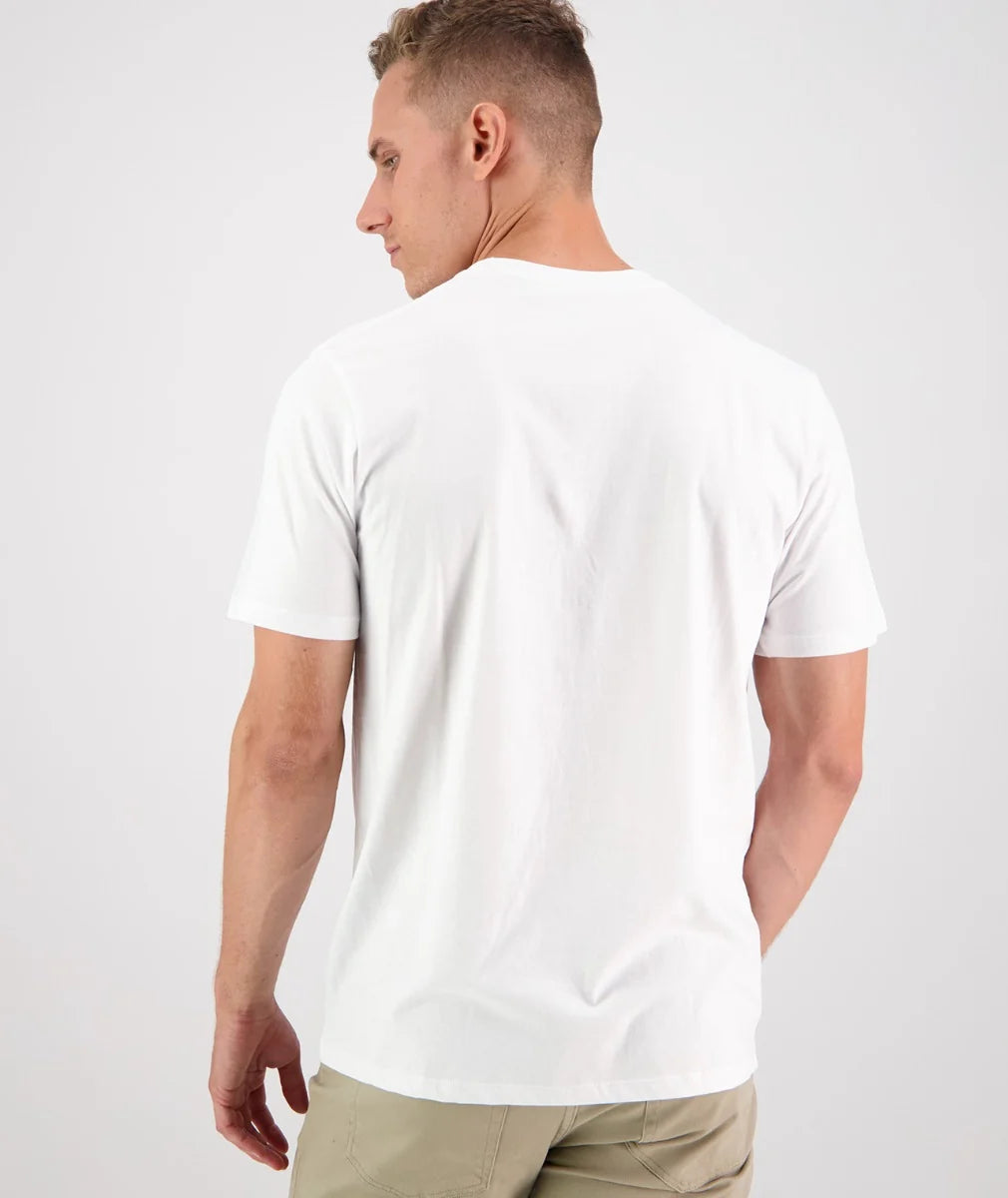 Duval V4 Plain Pocket T-Shirt | Crisp White