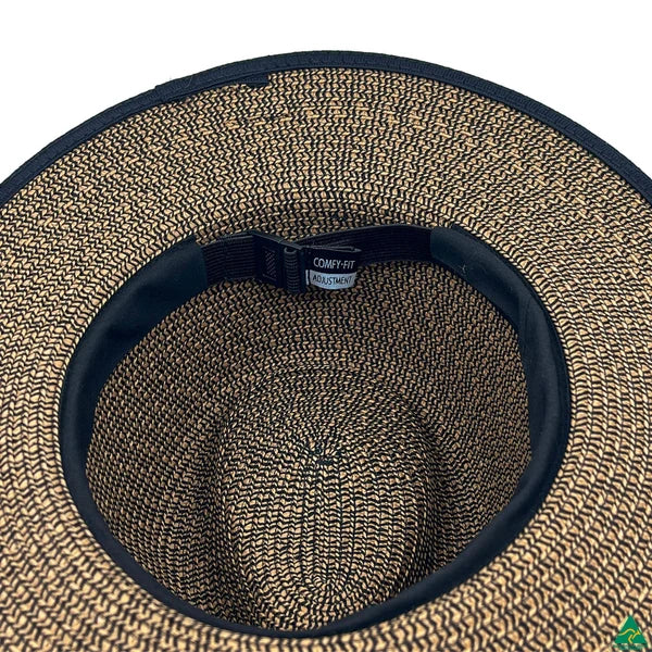 Ainsley Flexibraid® Fedora | Brown Combo