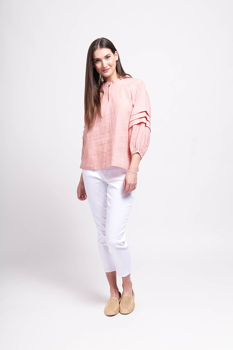 In The Fold Top | Dusky Rose