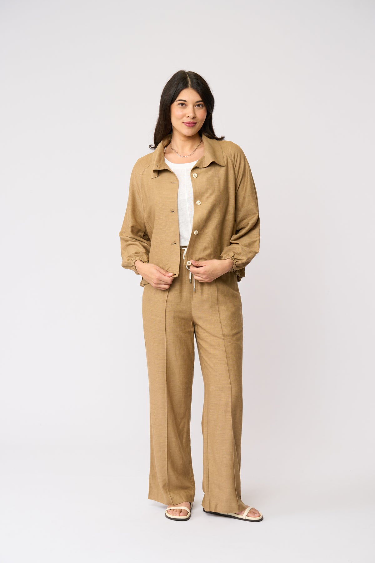 Layover Luxe Jacket | Biscotti