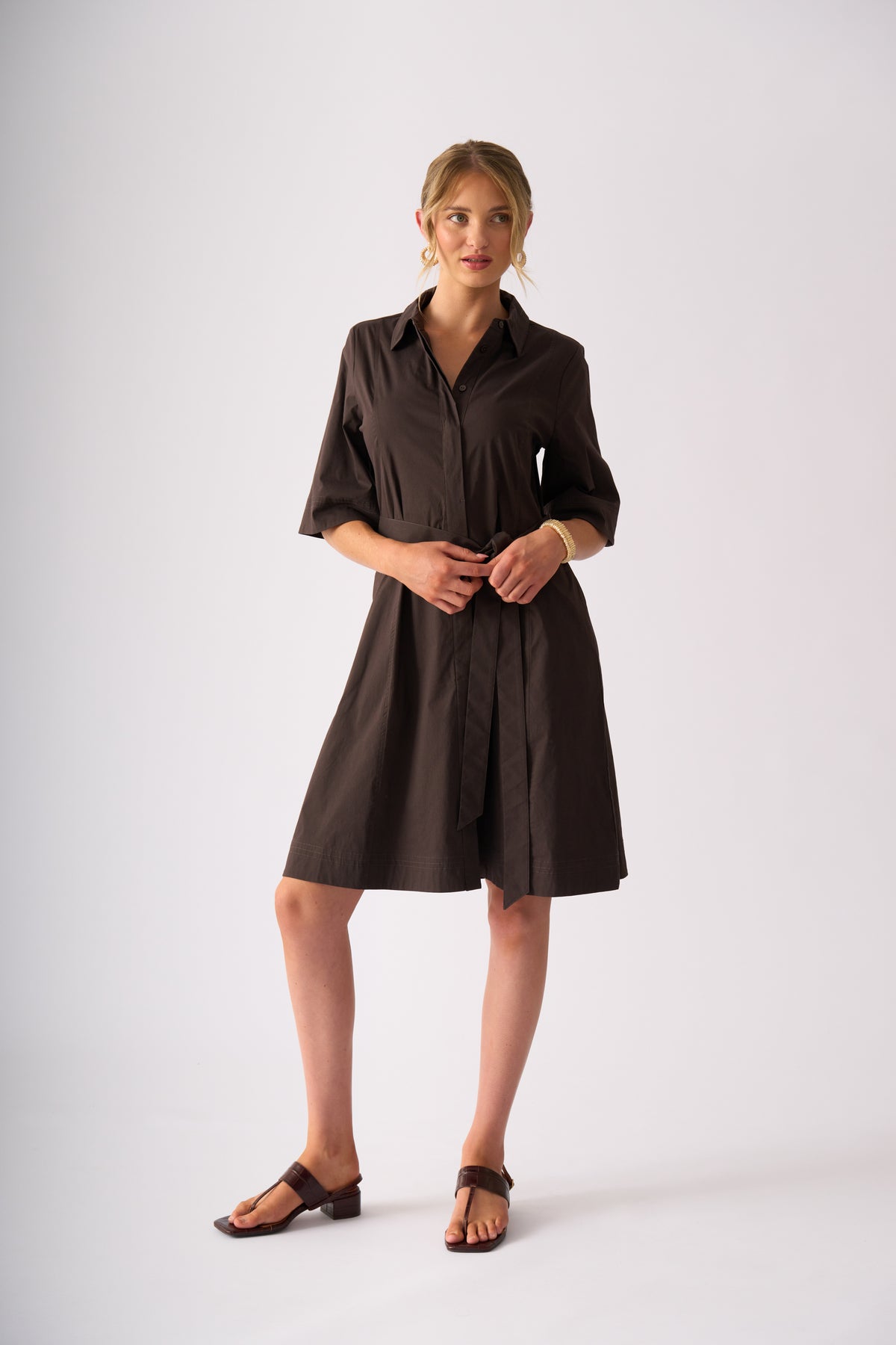 Stitch Savy Dress | Sable