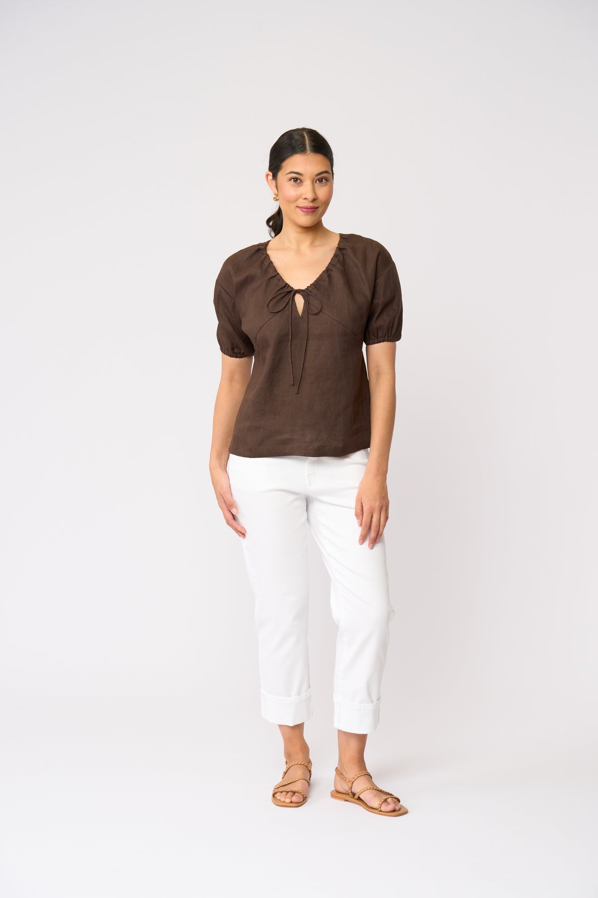 Gathering Force Top | Cocoa