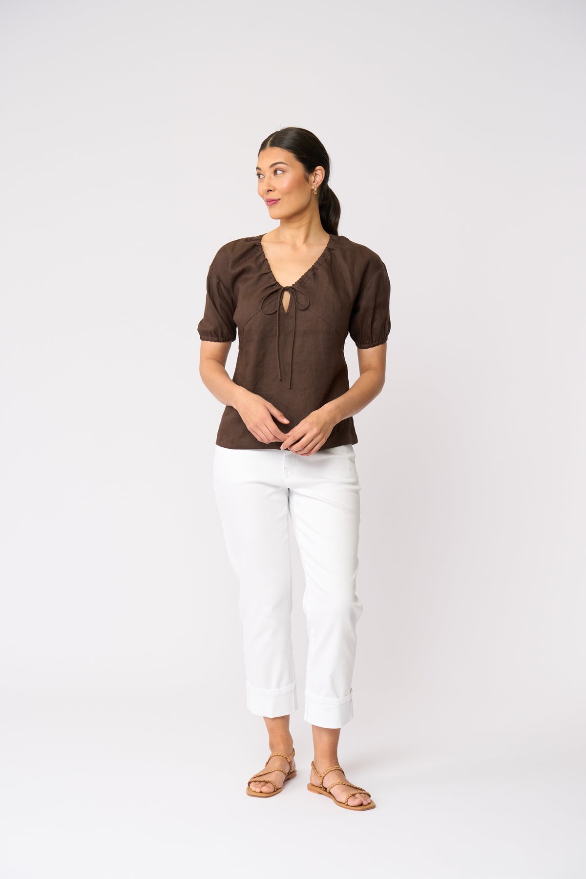 Gathering Force Top | Cocoa