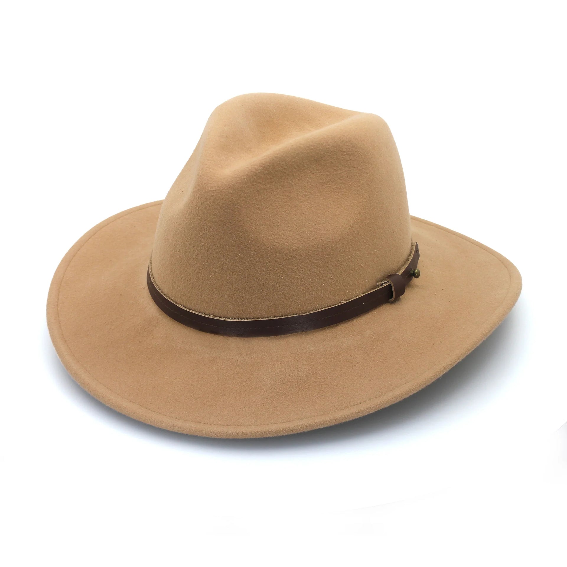 Flinders Felt Fedora in Camel OoGee Headwear Australia