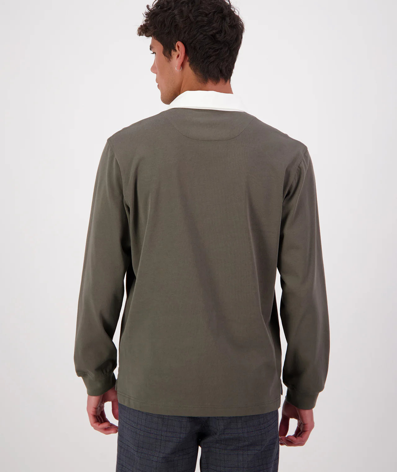Fundamentals Long Sleeve Rugby | Dark Olive, , Beechworth Emporium, Tops, [product tags]