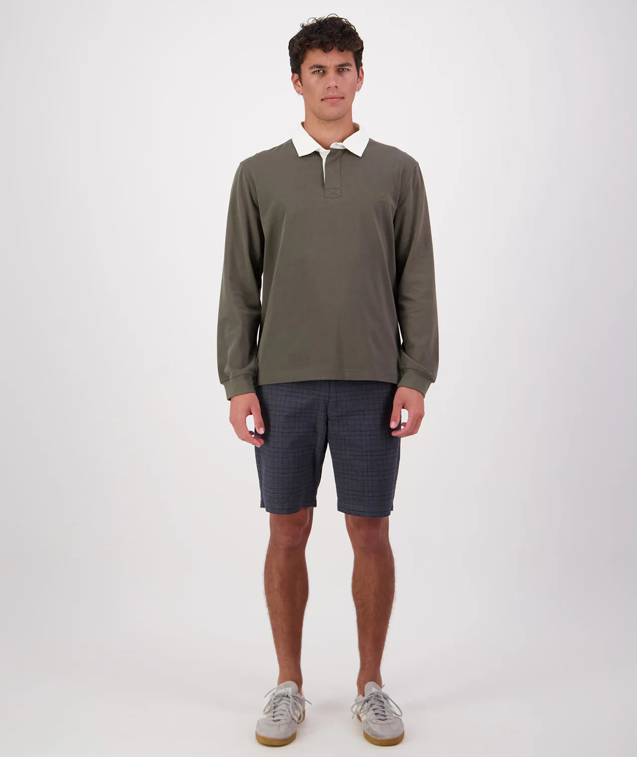Fundamentals Long Sleeve Rugby | Dark Olive, , Beechworth Emporium, Tops, [product tags]