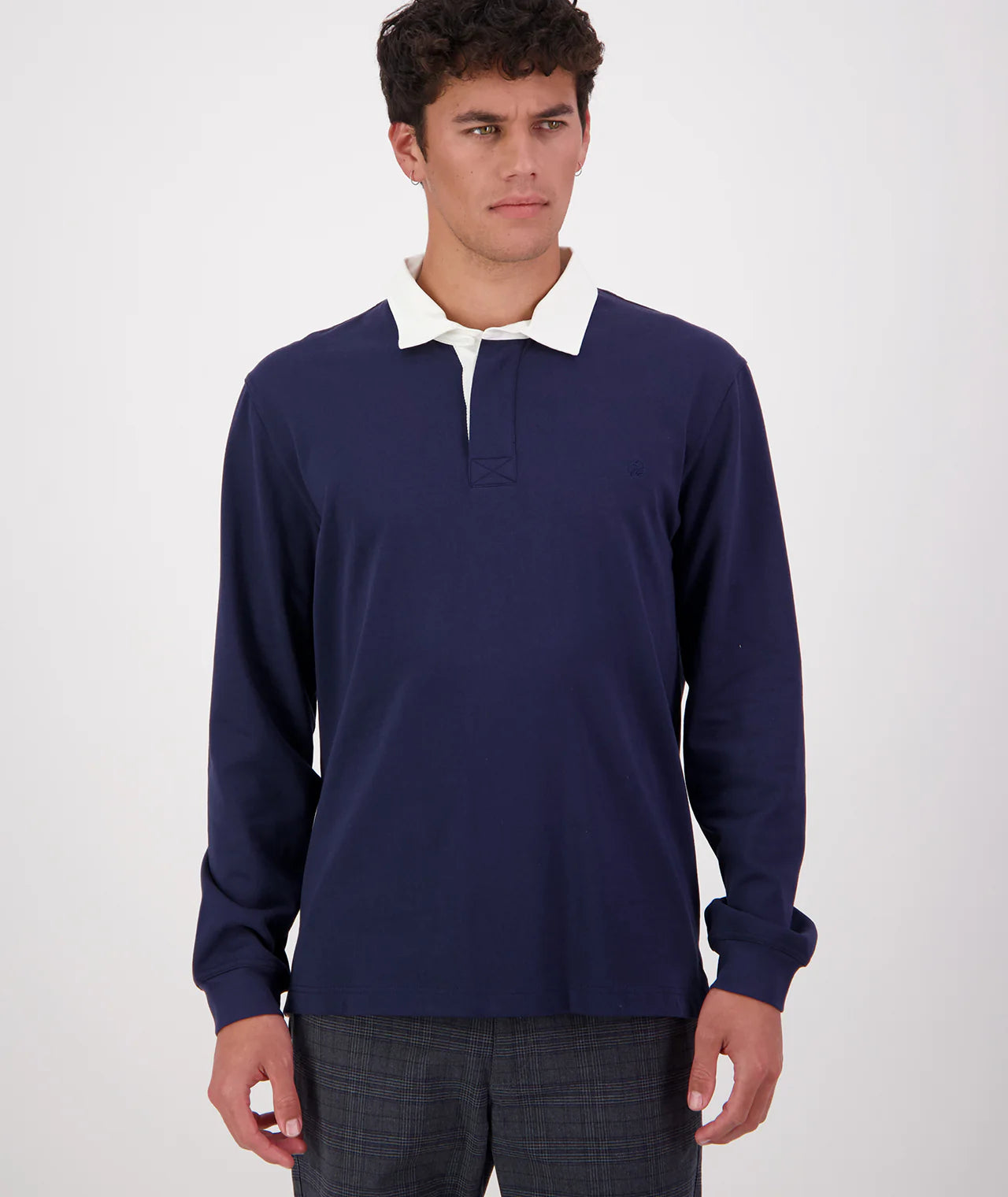 Fundamentals Long Sleeve Rugby | Navy, , Beechworth Emporium, Tops, [product tags]