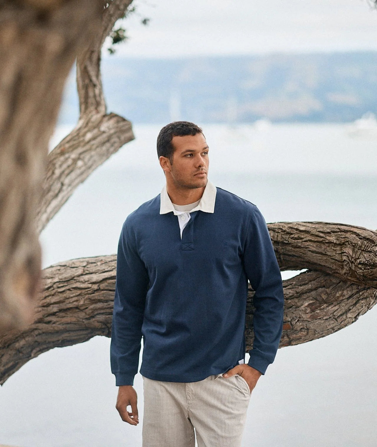 Fundamentals Long Sleeve Rugby | Navy, , Beechworth Emporium, Tops, [product tags]