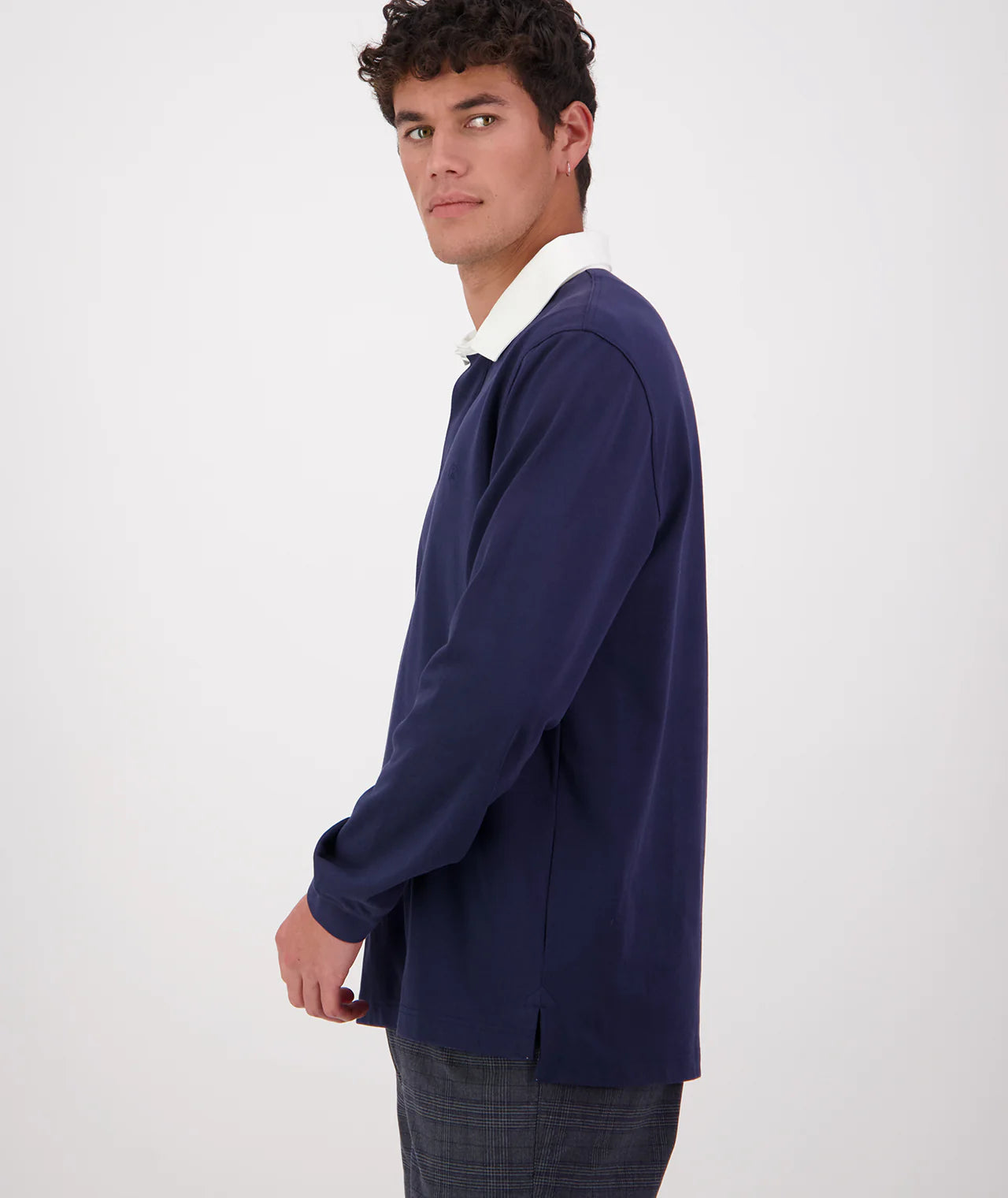 Fundamentals Long Sleeve Rugby | Navy, , Beechworth Emporium, Tops, [product tags]