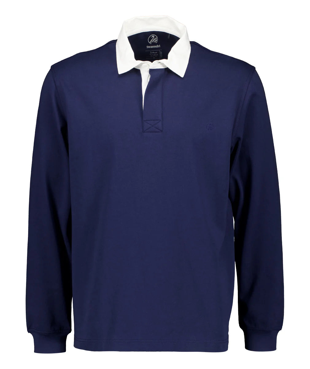 Fundamentals Long Sleeve Rugby | Navy, , Beechworth Emporium, Tops, [product tags]