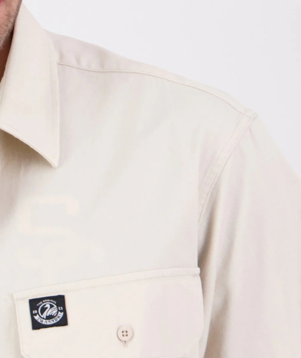 Fundamentals Short Sleeve Work Shirt | Lt Taupe