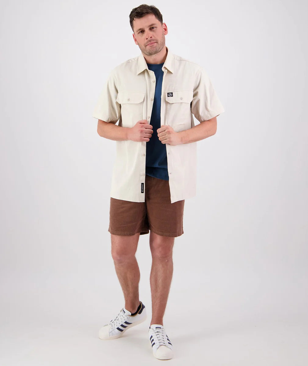 Fundamentals Short Sleeve Work Shirt | Lt Taupe