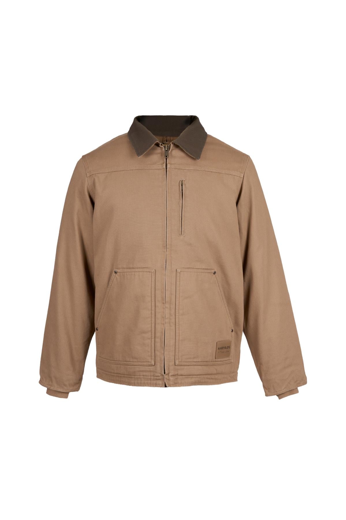 Hard Slog Canvas Jacket | Mushroom