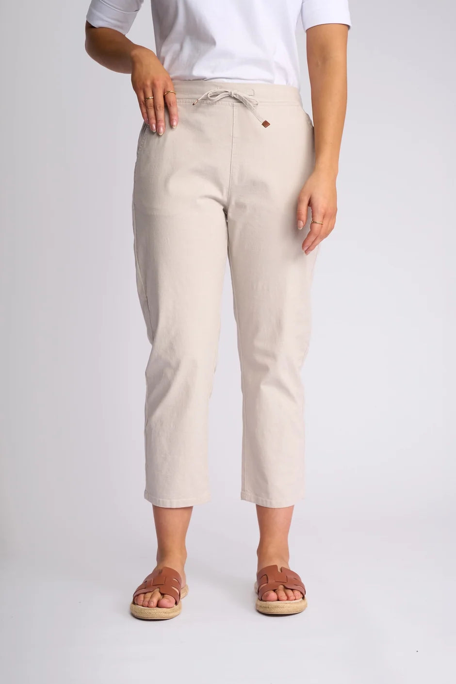 Henley 7/8 Pant | Stone