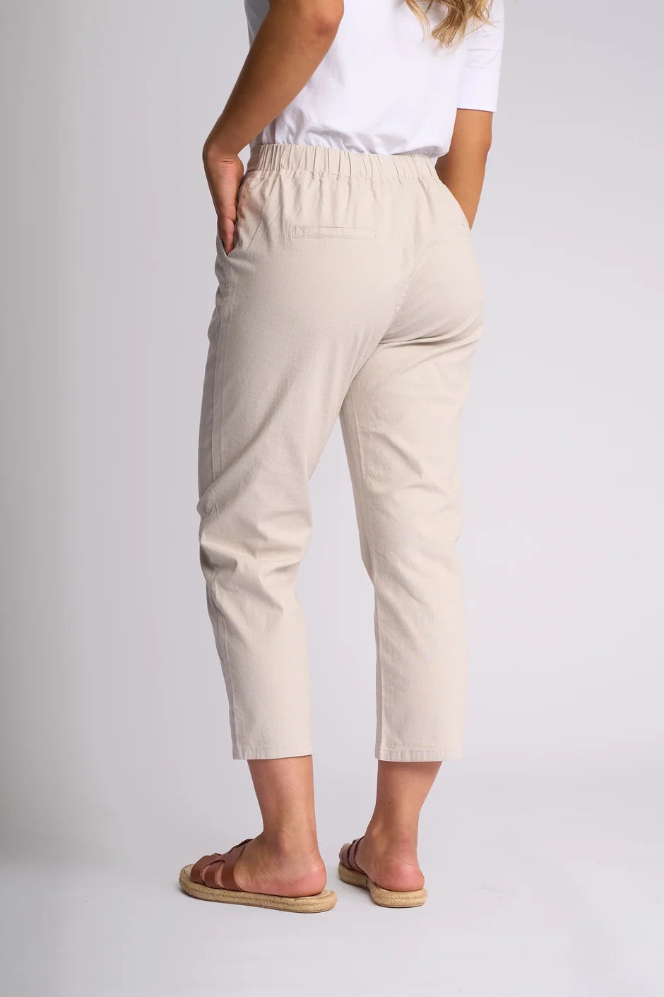 Henley 7/8 Pant | Stone