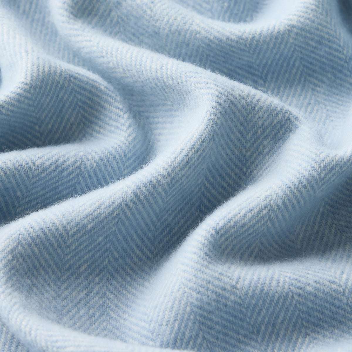 Herringbone Throw | Wineglass Bay Blue