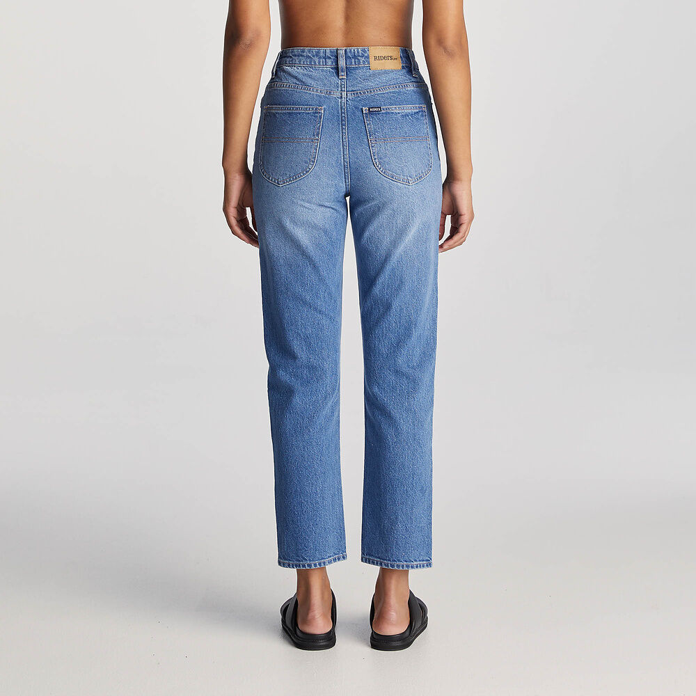 Hi Slim Straight Crop Jean | Blue Chateau - Riders by Lee - Beechworth Emporium