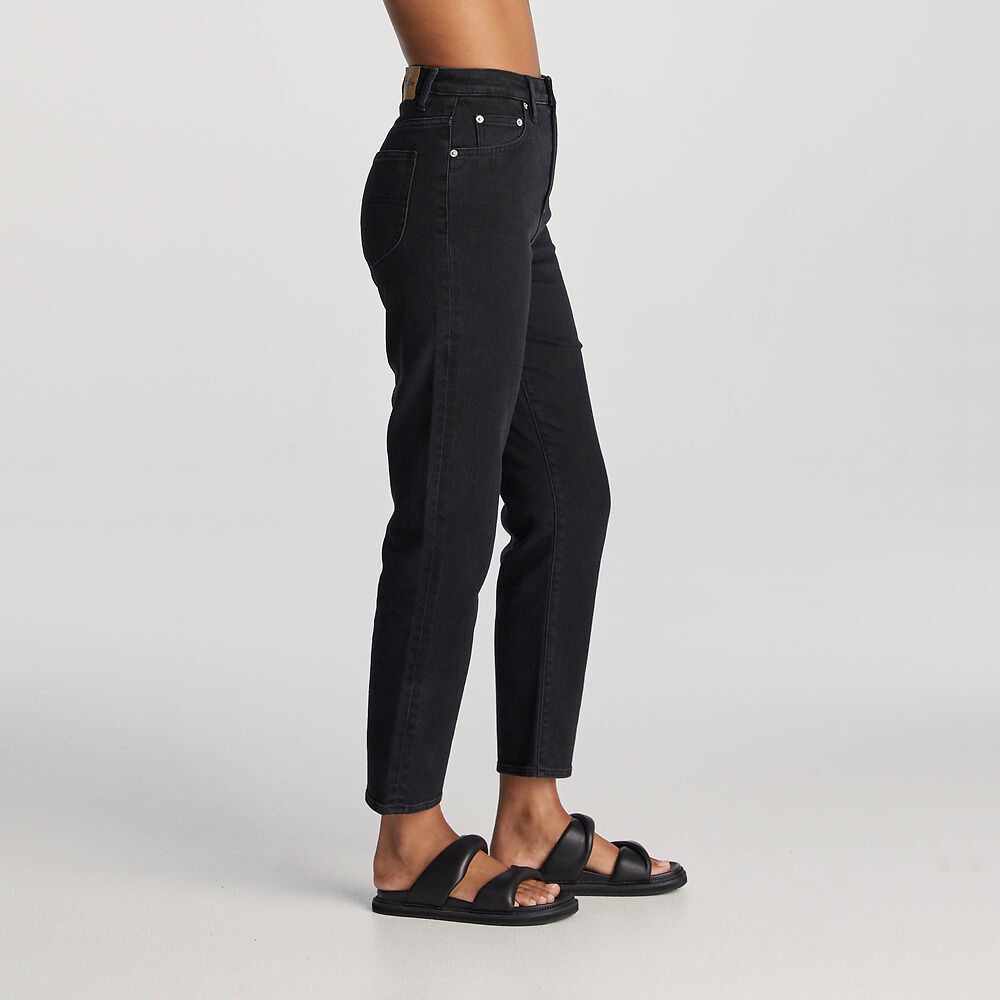 Hi Slim Straight Crop Jean | Gravity Black - Riders by Lee - Beechworth Emporium