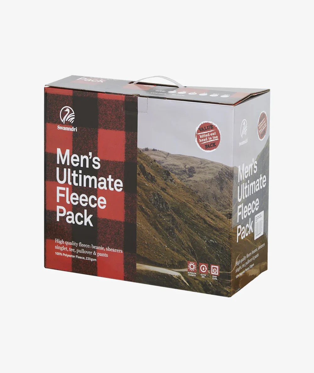 Swanndri Fleece Pack | Black/Olive
