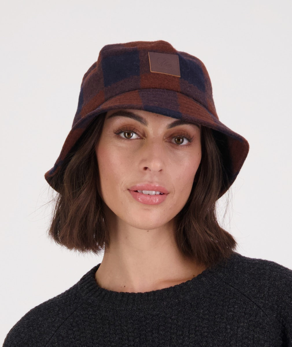 Kaimai Wool Bucket Hat | Ground Check - Swanndri - Beechworth Emporium