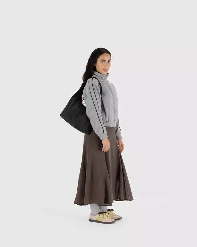 Nylon Shoulder Bag | Black