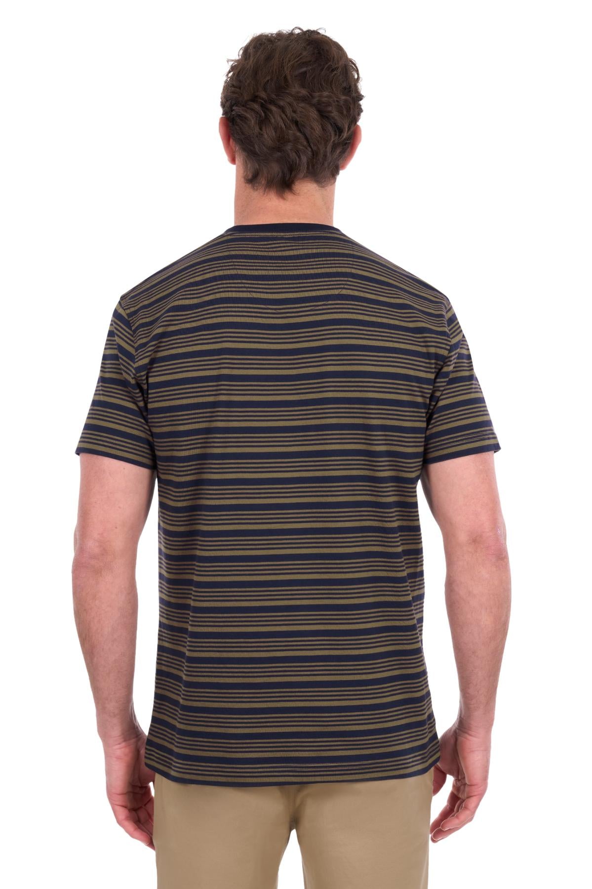 Oliver Stripe 1-Pocket Short Sleeve Tee